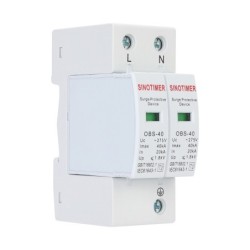 Descarcator de supratensiune AC SINOTIMER OBS-40, Tip 2, 275V, 40kA, 2 poli (L+N)